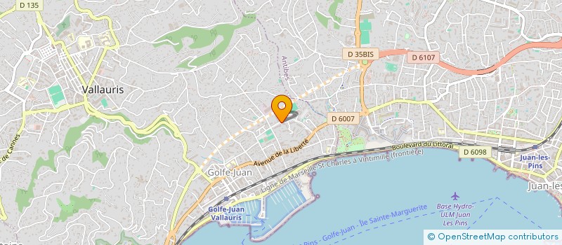 localisation de l'entreprise MONSIEUR STEVE MUNDSCHAU  VALLAURIS