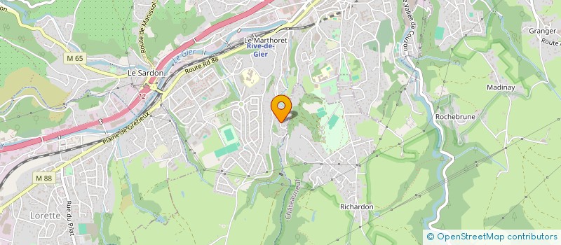 localisation de l'entreprise MONSIEUR STEVE NAVARRO  RIVE-DE-GIER