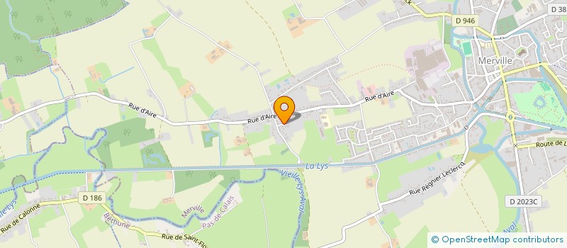 localisation de l'entreprise MONSIEUR STEVE OLIVARES  MERVILLE