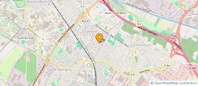 localisation de l'entreprise MONSIEUR STEVE OSAROGIAGBON  REIMS