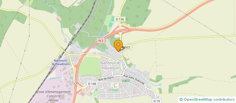 localisation de l'entreprise MONSIEUR STEVE PAGE  NANTEUIL-LE-HAUDOUIN