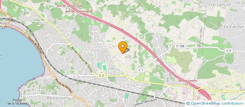 localisation de l'entreprise MONSIEUR STEVE PALUMBO  SANARY-SUR-MER