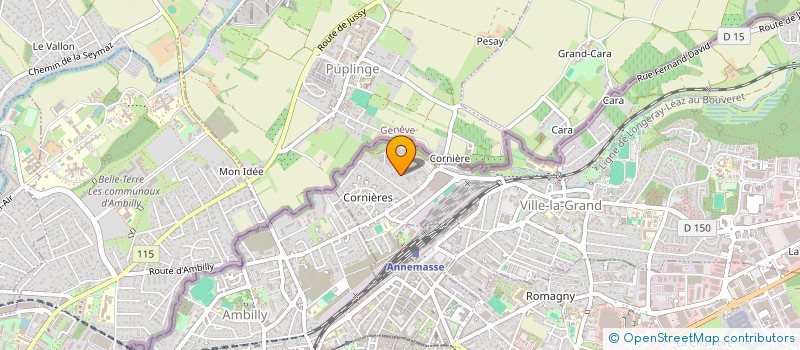 localisation de l'entreprise MONSIEUR STEVE PASCHE  VILLE-LA-GRAND