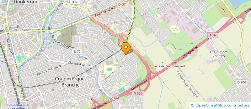 localisation de l'entreprise MONSIEUR STEVE PETIT  COUDEKERQUE-BRANCHE