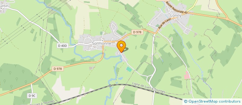 localisation de l'entreprise MONSIEUR STEVE PIART  SORMONNE