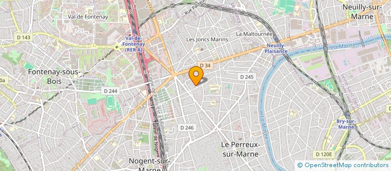 localisation de l'entreprise MONSIEUR STEVE PIERRE GEORGES BERGER DIT DESSOUS  LE PERREUX-SUR-MARNE