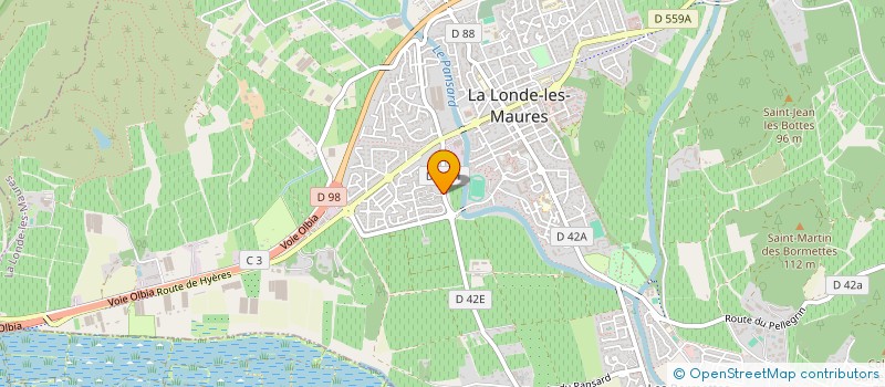 localisation de l'entreprise MONSIEUR STEVE POTTIER  LA LONDE-LES-MAURES