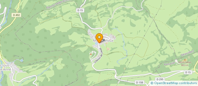 localisation de l'entreprise MONSIEUR STEVE PRIOR  MONTMAHOUX