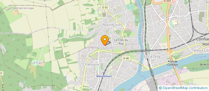 localisation de l'entreprise MONSIEUR STEVE QUERREC à TRIEL-SUR-SEINE