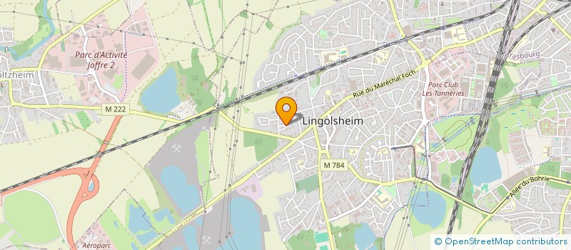 localisation de l'entreprise MONSIEUR STEVE RAMAHENINTSOA  LINGOLSHEIM