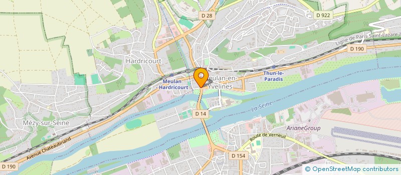 localisation de l'entreprise MONSIEUR STEVE RAMASSAMY  MEULAN-EN-YVELINES