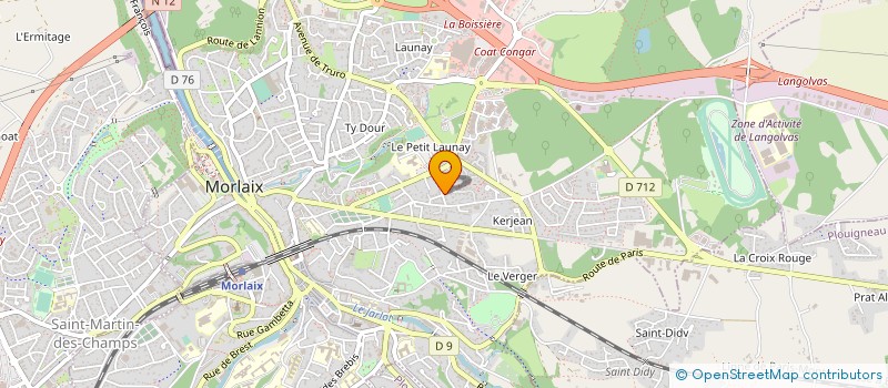 localisation de l'entreprise MONSIEUR STEVE REBEYROL à MORLAIX