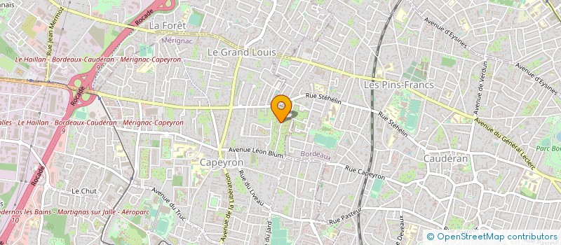 localisation de l'entreprise MONSIEUR STEVE RENAUT  MERIGNAC