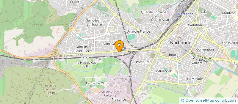 localisation de l'entreprise MONSIEUR STEVE RICHEL à NARBONNE