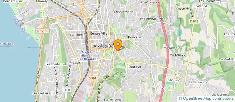 localisation de l'entreprise MONSIEUR STEVE ROCCO à AIX-LES-BAINS