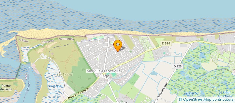 localisation de l'entreprise MONSIEUR STEVE ROCHERAULD  MERVILLE-FRANCEVILLE-PLAGE