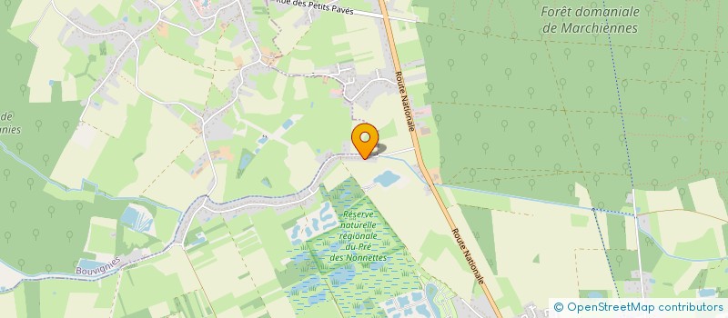 localisation de l'entreprise MONSIEUR STEVE ROGER  MARCHIENNES