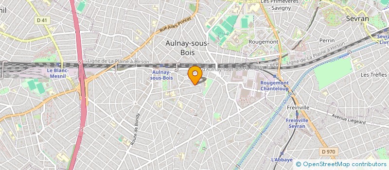 localisation de l'entreprise MONSIEUR STEVE SABAS à AULNAY SOUS BOIS
