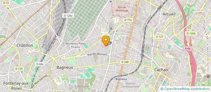 localisation de l'entreprise MONSIEUR STEVE SAILER  BAGNEUX
