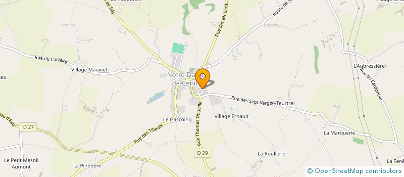 localisation de l'entreprise MONSIEUR STEVE SAINT DENIS  QUETTREVILLE-SUR-SIENNE