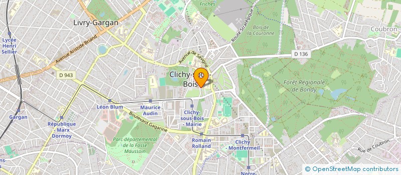 localisation de l'entreprise MONSIEUR STEVE SAUZAIRE à CLICHY-SOUS-BOIS