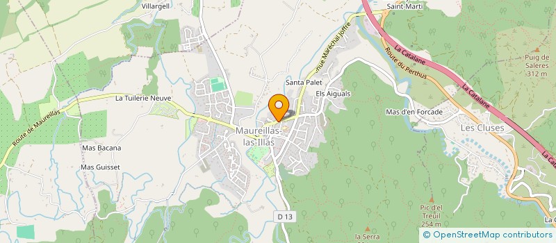 localisation de l'entreprise MONSIEUR STEVE SIMON  MAUREILLAS-LAS-ILLAS