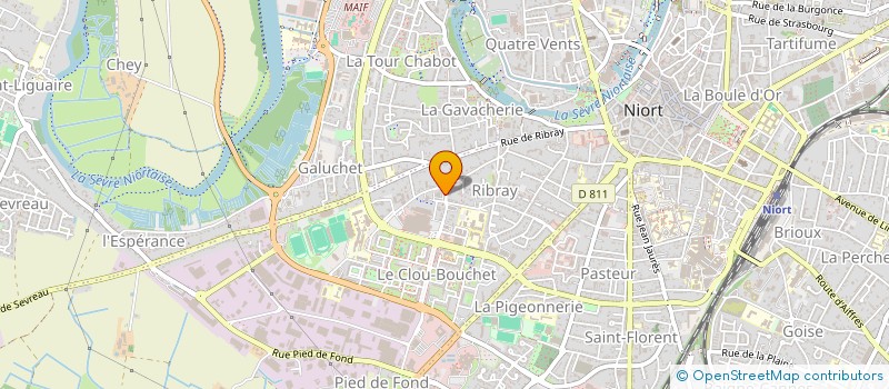 localisation de l'entreprise MONSIEUR STEVE SIMON à NIORT