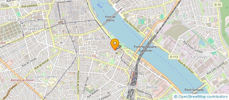 localisation de l'entreprise MONSIEUR STEVE TABARY  BORDEAUX