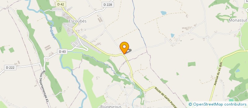 localisation de l'entreprise MONSIEUR STEVE TAHON  ESCOUBES