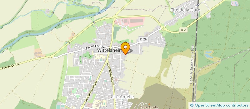 localisation de l'entreprise MONSIEUR STEVE TAOKO à WITTELSHEIM