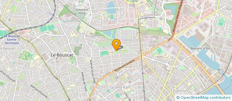 localisation de l'entreprise MONSIEUR STEVE TAUZIN  LE BOUSCAT