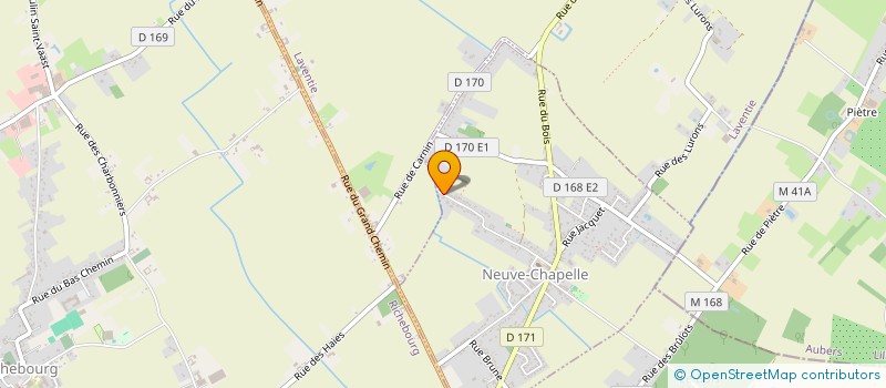 localisation de l'entreprise MONSIEUR STEVE TEINIELLE  NEUVE-CHAPELLE