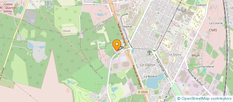 localisation de l'entreprise MONSIEUR STEVE VAN DE VELDE  ORLEANS