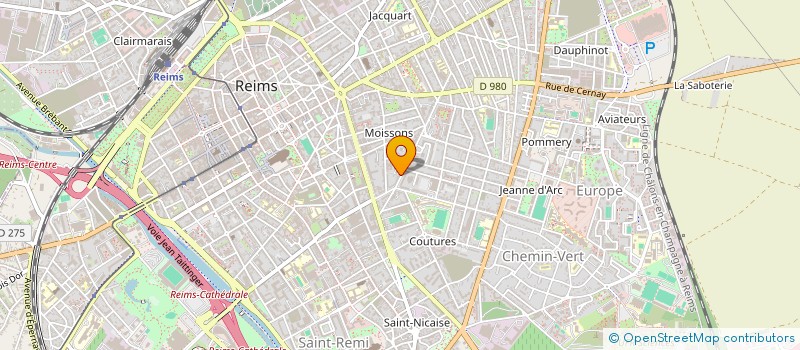 localisation de l'entreprise MONSIEUR STEVE VICENTE  REIMS