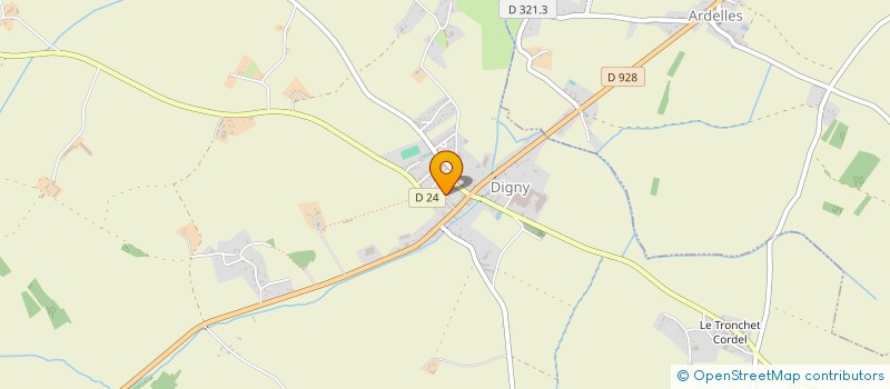 localisation de l'entreprise MONSIEUR STEVE VINCENT à DIGNY