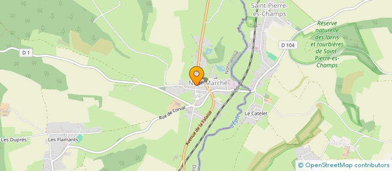 localisation de l'entreprise MONSIEUR STEVE VITRY  NEUF-MARCHE