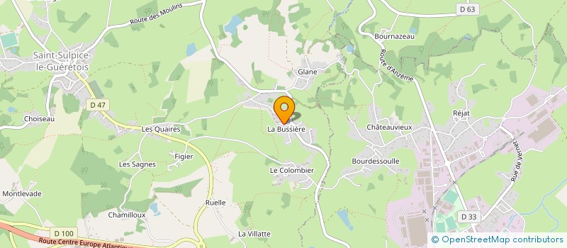 localisation de l'entreprise MONSIEUR STEVE WIASTERSHEIM à SAINT-SULPICE-LE-GUERETOIS
