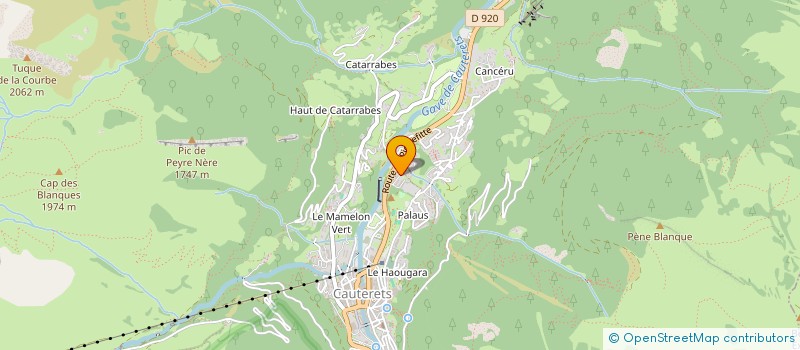 localisation de l'entreprise MONSIEUR STEVE WILLEMS  CAUTERETS