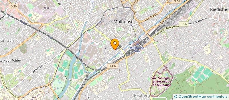 localisation de l'entreprise MONSIEUR STEVE WURTZ  MULHOUSE