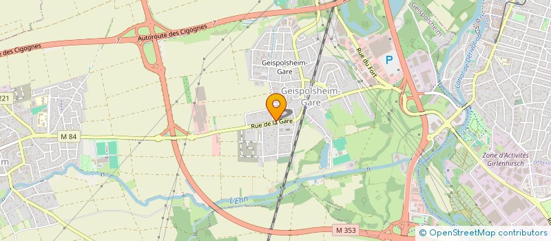 localisation de l'entreprise MONSIEUR STEVE ZANETTI  GEISPOLSHEIM