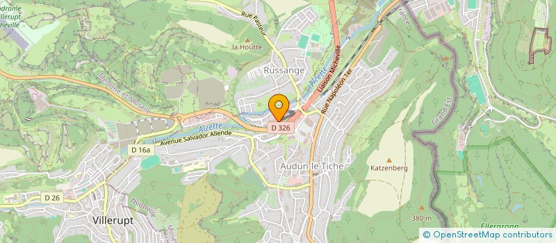 localisation de l'entreprise MONSIEUR STEVE ZANIER à AUDUN-LE-TICHE
