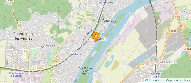localisation de l'entreprise MONSIEUR STEVE ZEPP à ANDRESY