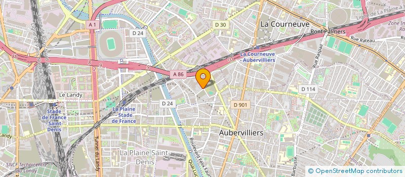 localisation de l'entreprise MONSIEUR STEVE ZIEGLER à AUBERVILLIERS