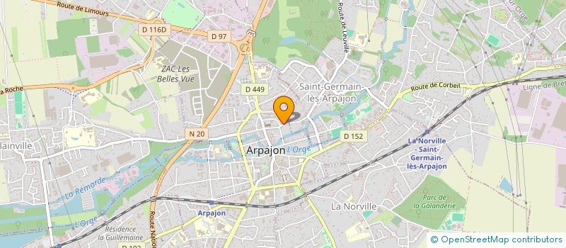 localisation de l'entreprise MONSIEUR STEVEN ALLEBE à ARPAJON