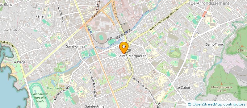 localisation de l'entreprise MONSIEUR STEVEN ANSELL à MARSEILLE
