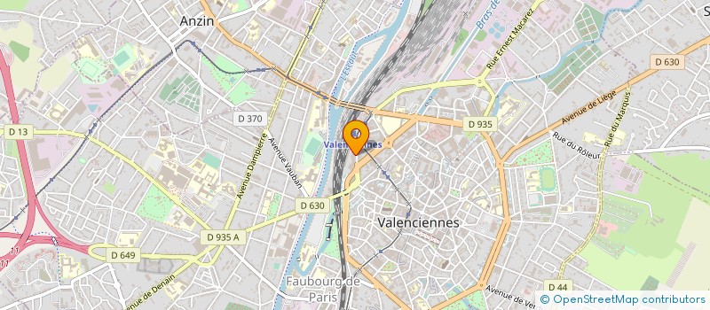 localisation de l'entreprise MONSIEUR STEVEN AZOR à VALENCIENNES