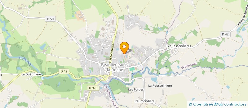 localisation de l'entreprise MONSIEUR STEVEN BAILLY  BEAULIEU-SOUS-LA-ROCHE