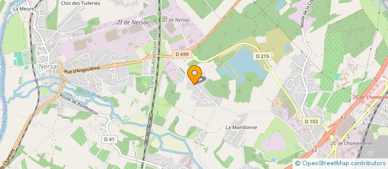 localisation de l'entreprise MONSIEUR STEVEN BASLAND  LA COURONNE