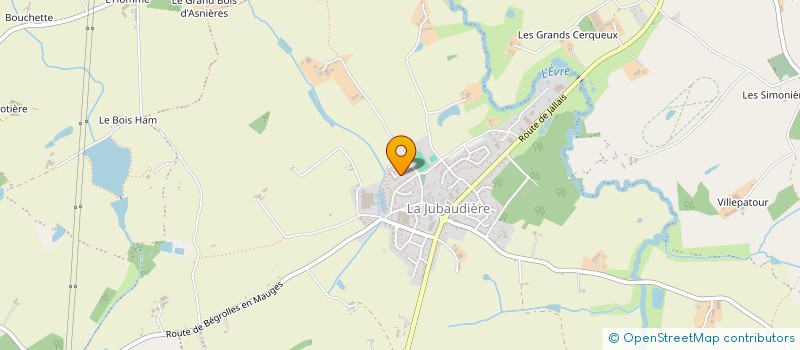 localisation de l'entreprise MONSIEUR STEVEN BASNEVILLE  BEAUPREAU-EN-MAUGES