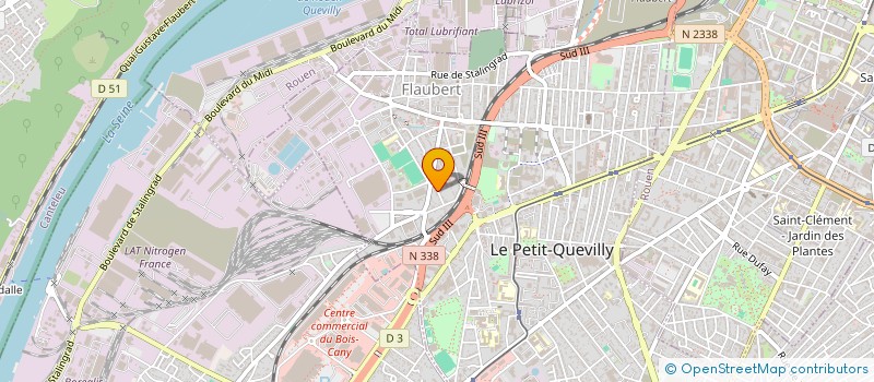 localisation de l'entreprise MONSIEUR STEVEN BECQUART  LE PETIT-QUEVILLY